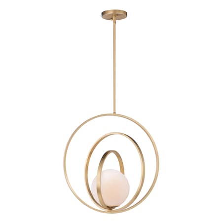 Maxim Lighting Coronet 1-Light 20.5" Wide Satin Brass Pendant Light 26056SWSBR